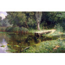 РЕПРОДУКЦИИ НА КАРТИНИ Обрасло езерце (1879)